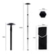 thumbnail image 4 of Palo de golf ajustable rígido Bolsa de viaje de golf Sistema de soporte Cubierta de soporte antiimpacto Varilla Soporte de golf Stick Protector plata Macarena Soporte para brazo de palo de golf, 4 of 8