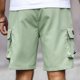 thumbnail image 5 of Pantalones de Verano de Tamaño Más Sueltos Shorts de Ropa de Trabajo de Cinco Cuartos de Longitud Multi Bolsillo, Poliéster Casual para Hombres, 5 of 7
