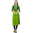 thumbnail image 5 of Phagun Cotton Straight Kurti Tunic With Front Button Casual Kurta, 5 of 7