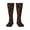 1 Black, variant on Cherry print thigh-high socks, crafted for both men and women with a stretchy, high-opaque design perfect for daily wear