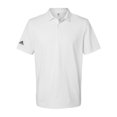 thumbnail image 1 of Adidas Mens Ultimate Solid Polo, L, White, 1 of 3