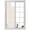 White, variant on Window Privacy Film Light Blue Stained Glass Window Film Decorative Sun Block Window Cover Rustic Farmhouse Solid Color Window Clings Static Adhesive Sticker for Bathroom 17.7"x39.3"