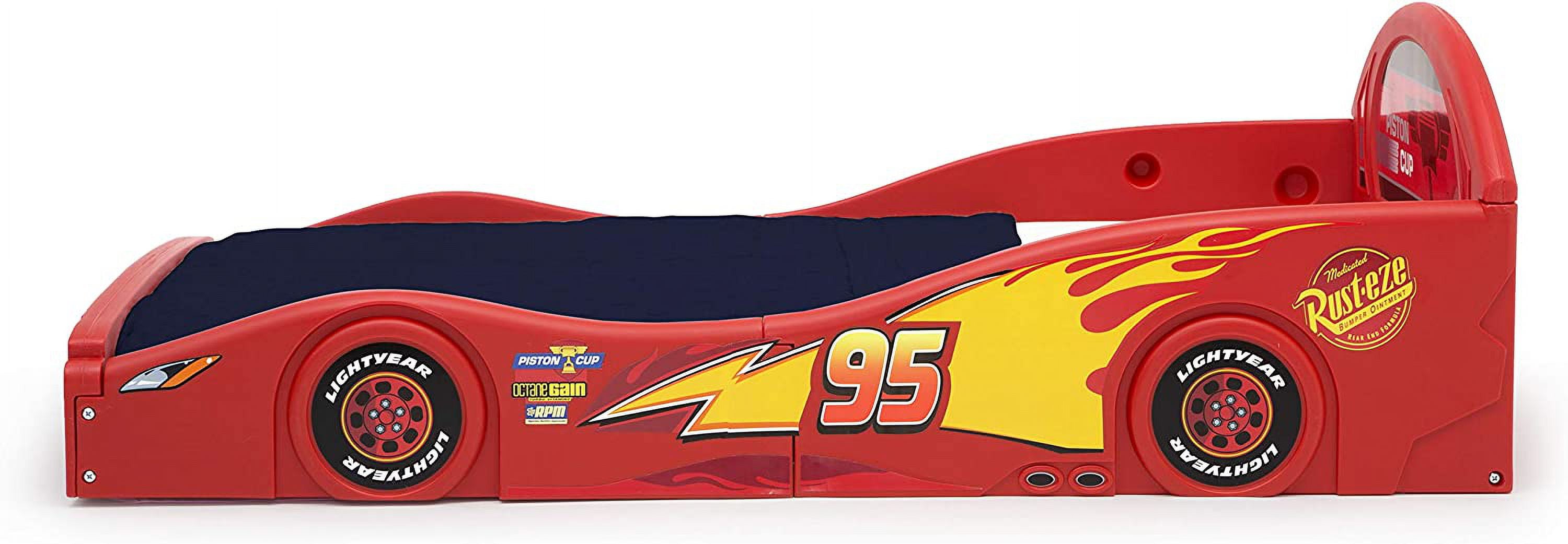 Plastic lightning mcqueen bed cheap