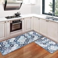thumbnail image 3 of 2 Pcs Kitchen Rugs and Mats, Anti Fatigue Kitchen Rugs Non Slip Kitchen Mats for Floor, Kitchen Mat Cushioned Waterproof Comfort Standing Mat for Kitchen, Office, Home, Sink, Laundry, 3 of 6