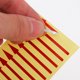 thumbnail image 3 of CRILSTYLEO 100Ud Adhesivos Con Flechas Rojas Para Panel De Instrumentos Para Precisa, 3 of 7