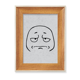 thumbnail image 1 of Pongo cara triste negro patron de Escritorio Marco de fotos de madera Pantalla Imagen Arte Pintura Múltiples conjuntos, 1 of 4