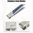 thumbnail image 4 of Unique Bargains 1 Pc Nail Clippers for Nail Care Sharp Nail Clipper for Men and Women Silver Tone Blue Stainless Steel, 4 of 7