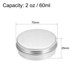 thumbnail image 2 of Uxcell Latas redondas de 2oz 60ml con tapa de tornillo, contenedores de aluminio tono plateado, paquete de 5, 2 of 6