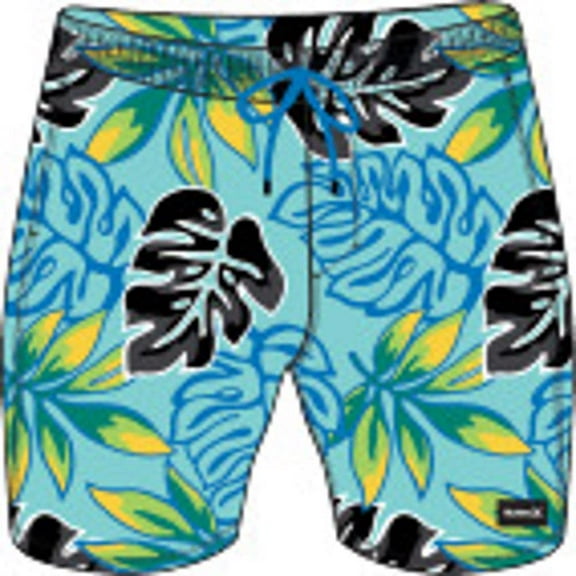 Hurley Cannonball 17" Volley Aura Green 2XL (42-44" Waist)