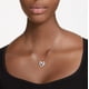 thumbnail image 5 of Collar con colgante Swarovski Matrix con cristales transparentes de rodio, 5 of 5