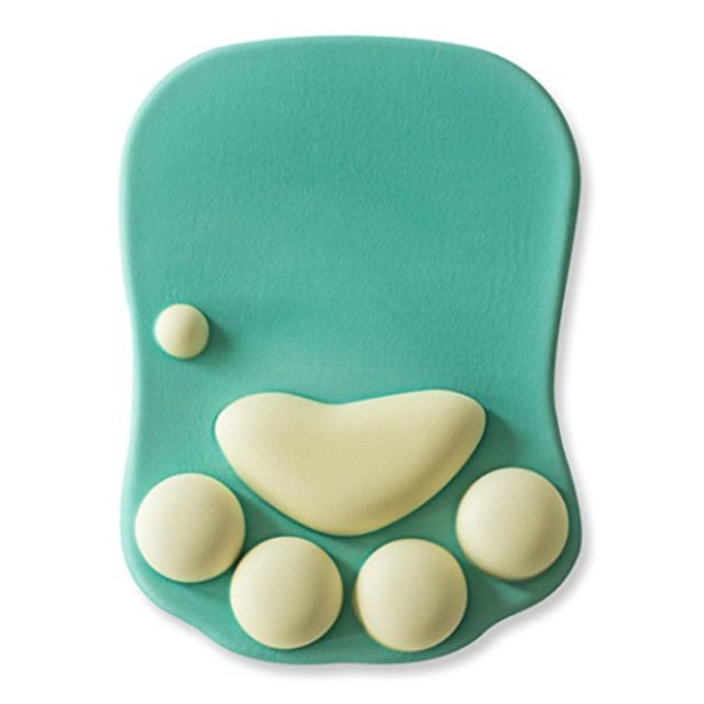 mouse pad paw cat 3d support rest wrist mousepad cushion computer laptop mat desk anime gel pads comfort soft
