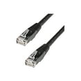 thumbnail image 1 of StarTech.com 5ft CAT6 Ethernet Cable, 10 Gigabit Molded RJ45 650MHz 100W PoE Patch Cord, CAT 6 10GbE UTP Network Cable with Strain Relief, Black, Fluke Tested/Wiring is UL Certified/TIA - Category 6 - 24AWG (C6PATCH5BK) - Patch cable - RJ-45 (M) to RJ-45 (M) - 5 ft - UTP - CAT 6 - molded - black, 1 of 5