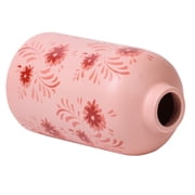 Mainstays By Becky G. & Alejandra Tall 7.6 Pink Flower Decorative Ceramic Vase