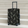 thumbnail image 4 of Salouo Happy Skeletons Dancing Pattern Travel Dust-proof Suitcase Cover, Softside Suitcase Protector Luggage Cover Protector for 18-32inch ,Not Included Suitcase, 4 of 8