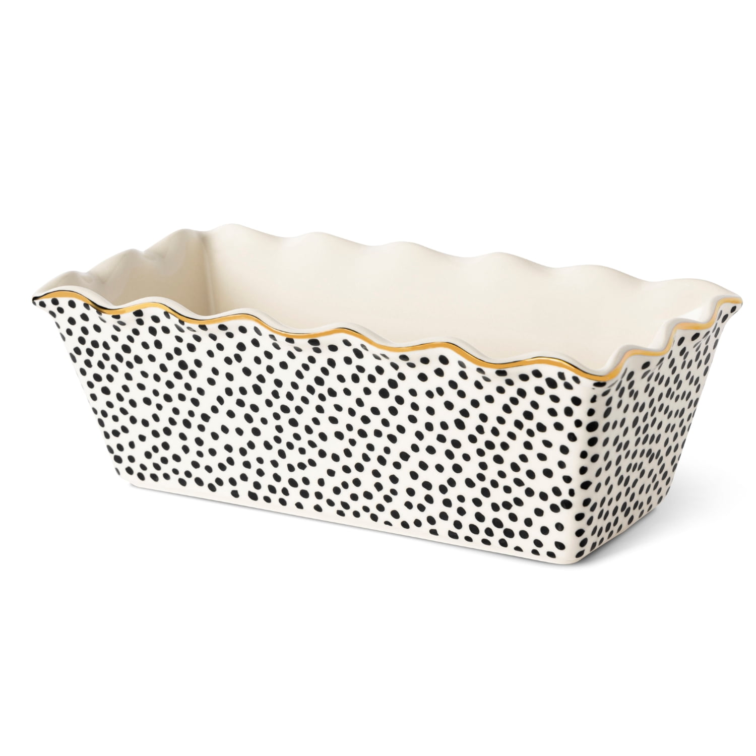 (4 pack) Thyme & Table, 9" Loaf Pan Ceramic - Dot