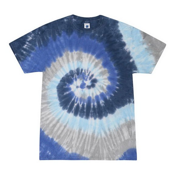 (Price/Each)Blank and Custom Colortone Tie Dye 1000 Short Sleeve Heavyweight 100% Cotton T-Shirts-Moonbeam-L