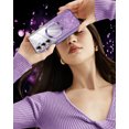 thumbnail image 7 of Casetego for Samsung Galaxy S24 FE Case,Compatible with MagSafe,Clear Magnetic Glitter Gradient Sparkle Luxury Plated Soft TPU Bumper Full Camera Lens Protector,Purple, 7 of 7