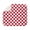 Red and White, variant on Red and White Checkered Pattern Dish Drying Mat for Kitchen 1 Pack, Ultra Absorbent Microfiber Dishes Drainer Mats,16"x18"