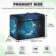 thumbnail image 7 of SEANATIVE Moon Butterfly Sewing Machine Cover Easy Storage Cover for Sewing Machine Foldable Sewing Machine Dust Cover Protector Cover with Storage Pocket, 7 of 7