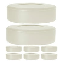 FONDOTIN Glow In The Dark Balls Transparent Green 8Pcs 2.75X2.75X0.86In