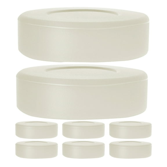 FONDOTIN Glow In The Dark Balls Transparent Green 8Pcs 2.75X2.75X0.86In