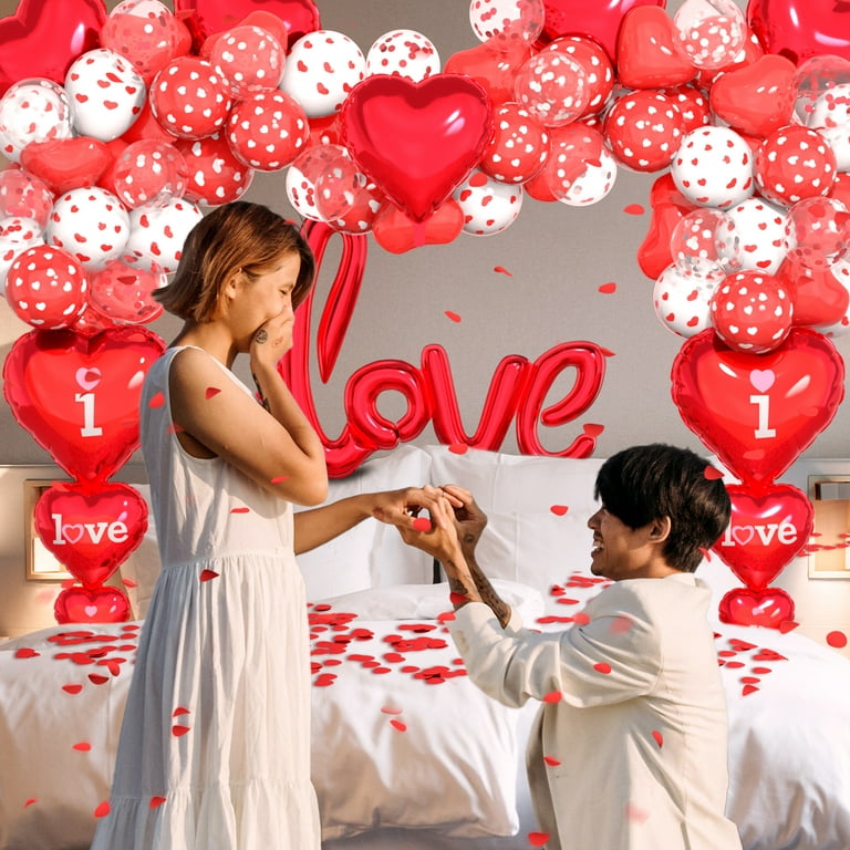 Valentine's Day decoration ideas for 2023: Balloon arches, rose petals,  confetti & more