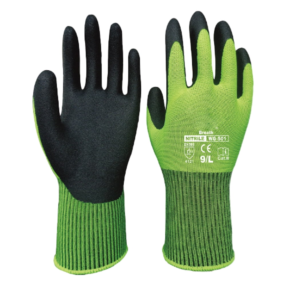 3 Pack Nitrile Gloves Gardening Gloves Labor Insurance Handling Packing Rubber Gloves