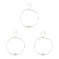 thumbnail image 4 of Sonducket Tobillera elegante aleación ajustable elegante con diamantes de imitación accesorio de moda de tobillo cadenas de pie para mujer plata Type1 NO1 Sonducket CBP253321, 4 of 6