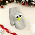 thumbnail image 2 of Hellosay Gloves for Women Cold Weather Knit Thermal Warm Christmas Gifts White, 2 of 4