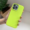 thumbnail image 1 of Luxury Liquid Silicone Phone Case Camera Protection Case for iPhone 12 14 13 Pro Max Plus mini Case, 1 of 5