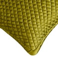 thumbnail image 2 of The HomeCentric Throw Pillow Covers Decorative Green Pack of 2 22x22 inch (55x55 cm) Throw Pillow Covers Velvet Textured & Quilted Throw Pillows For Sofa Solid Color Modern Style - Chartreuse Energy, 2 of 3