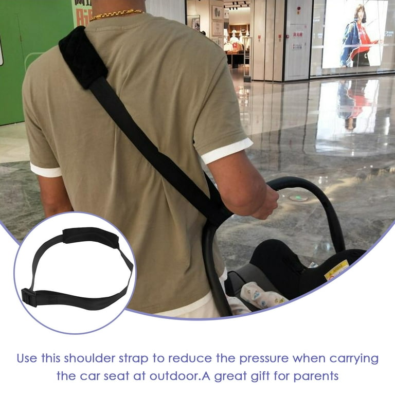Car Seat Carrying Shoulder Strap Car Seat Adjustable Belt Infant Seat Carrier Belt