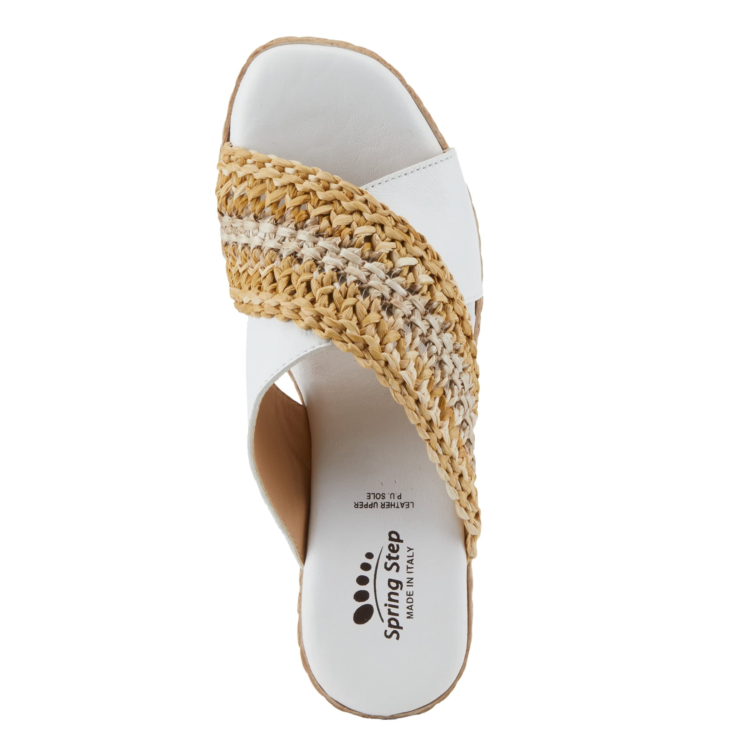 Spring Step レディース Fazzina スライドウェッジサンダル, オリーブグリーン, 9.5 10 Spring S 並行輸入品 Spring Step Women\u0027s Fazzina Slide Wedge Sandal -