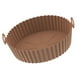 thumbnail image 4 of Freidora De Silicona Redonda, Espesa, De Grado Alimenticio, Flexible, Reutilizable, Recomendado Para Freidora Y Horno Por Debajo De 221 Degrees Celsius, Lavavajillas, Accesorios,, 4 of 8