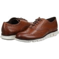 thumbnail image 3 of Cole Haan Zerogrand Wing Oxfords British Tan Perforated Leather Lace-Up Sneakers (British Tan, 16), 3 of 6
