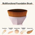 thumbnail image 2 of Petal-Shaped Foundation Brush, Foundation Makeup Brush, Suitable for Mixed Liquid, Cream or Flawless Powder Cosmetics, Multifunctional Makeup Brush(Pi, 2 of 5