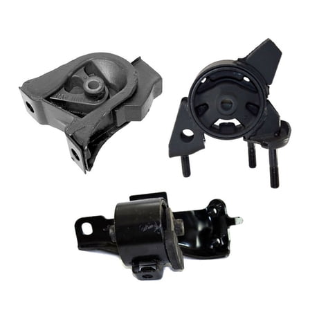 K0768 Fits 1993-1997 Geo Prizm 1.6L/1.8L MANUAL Front & Rear & Trans Mount 3PCS : A4214, A6243, A6258