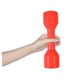 thumbnail image 3 of WEUVEB 4Pcs Red Plastic Dumbbells for Performance Gymnastics and Exercise Training, 3 of 3