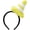 yellow, variant on Hfppkn Plush Traffic Cone Headband Novelty Roadblock Hair Hoop 20cm Red