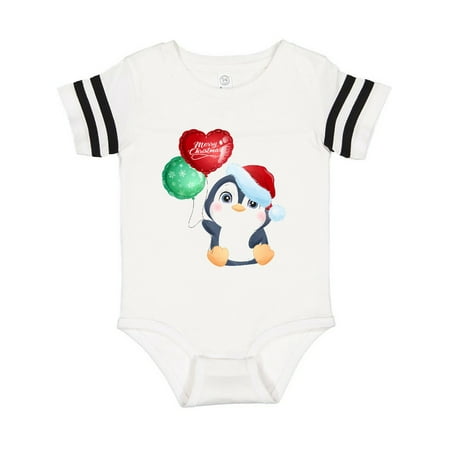 

Inktastic Merry Christmas Penguin Gift Baby Boy or Baby Girl Bodysuit