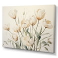 thumbnail image 2 of Designart "Beige Tulip Orchestral Display" Tulips Canvas Prints, 2 of 7