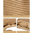 thumbnail image 6 of Straw Bags for Women, Large Woven Tote Bag, Summer Beach Shoulder Bag, Hobo Handbag for Vacation, Travel Casual Purse, 6 of 8