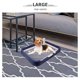 thumbnail image 3 of Luxshiny Orinal Para Perros De Plástico Azul Con Superficie Fácil De Mantener Y Resistente Para Interiores, 3 of 8
