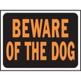 thumbnail image 1 of Hy-Ko Plastic Sign Red 8.5 x 11 In. Beware Of Dog Pack of 10, 1 of 2
