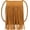 Brown, variant on Women Mini Fringe Tassel PU Leather Crossbody Bag Hobo Bag Cell Phone Coin Purse Wallet