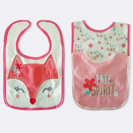 Unisex Cartoon Print 2023 Baby Girl Bib Cotton 3/5Pieces Baby Boy Burp Cloths 0-12M Infant Accessories Baby Bib3015 One Size