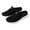 White, variant on Man's Knitting Platform Mules Sneakers Orthopedic Slip on Lightweight Breathable Wedge Slipper Backless Summer Outdoor Non Slip Walking Shoes Black Size 10