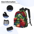 thumbnail image 4 of Goofa Strawberry2 Print Casual Backpack for Women Men,Waterproof High School Bookbag,Lightweight Travel Daypack,Classic College Backpack,Laptob Backpack, 4 of 6