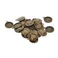 thumbnail image 3 of EHJRE 30 Pieces 18mm Pendant Necklace Accessory with Pattern bronze 2, 3 of 9