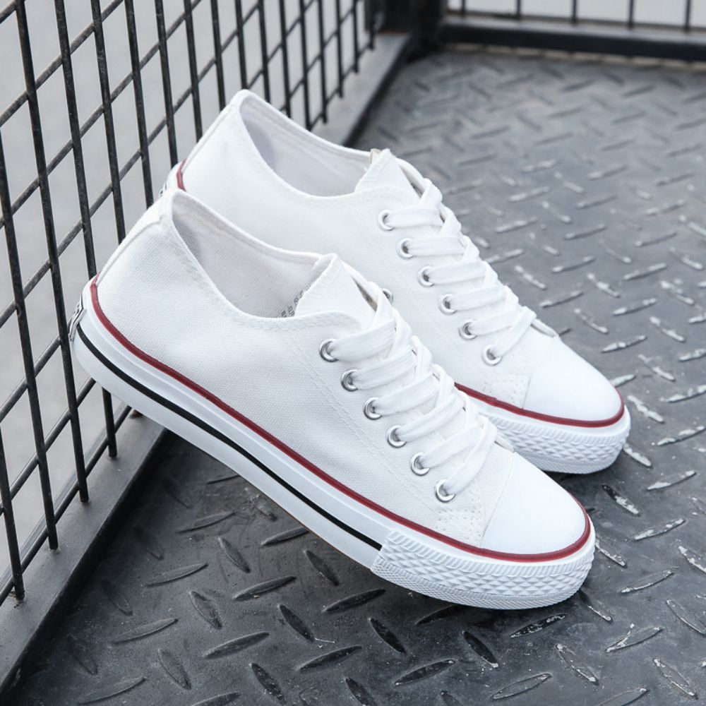 mens white canvas slip ons